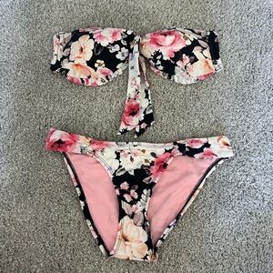 Floral Bikini Swimsuit *NEVER BEEN WORN”